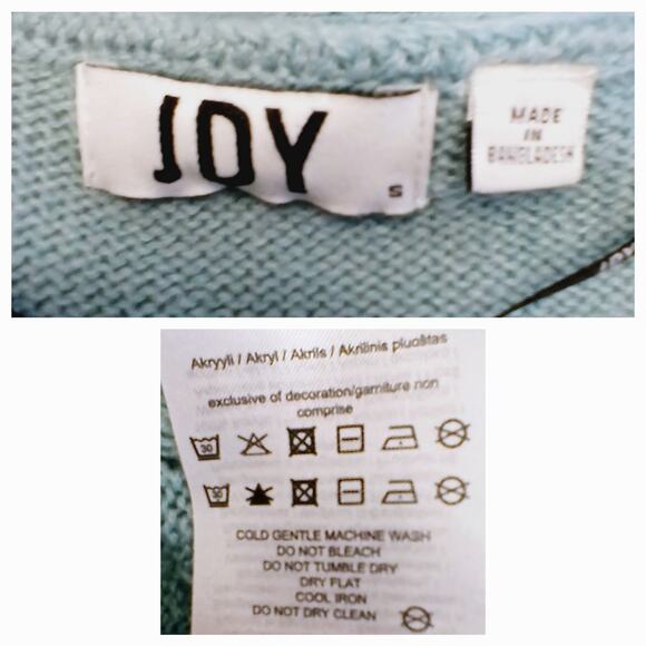 JDY Vintage Y2K SZ S Cable Knit Button Front Vest Green Diamond Gold Buttons - Picture 4 of 7